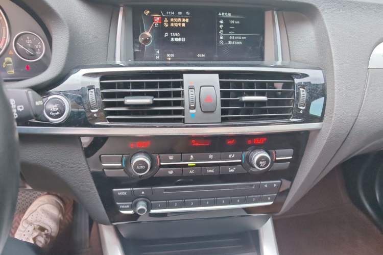 Used BMW X3 2014 xDrive28i Leading Model Audio And AC Panel