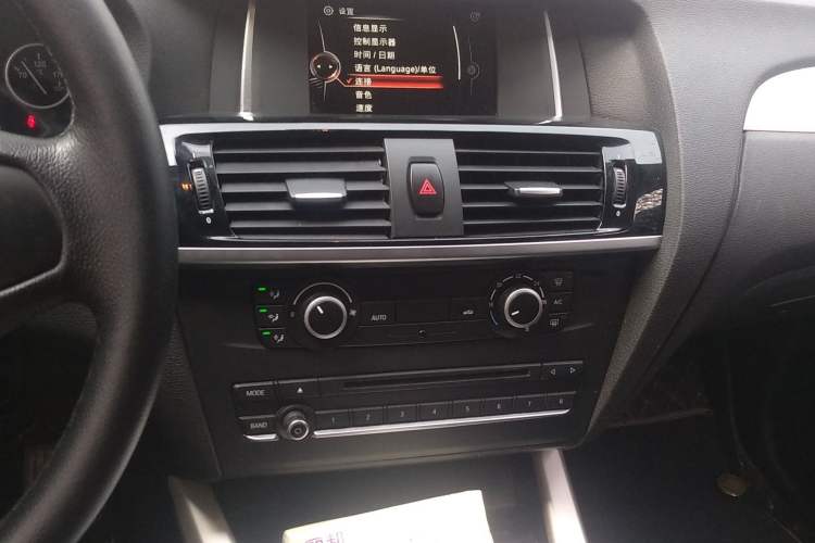 Used BMW X3 2014 xDrive20i Leading Model Audio And AC Panel