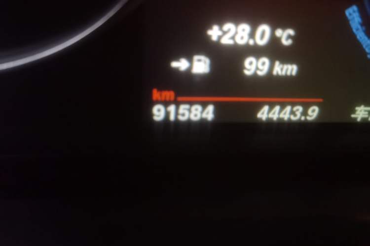 Used BMW X3 2014 xDrive20i X Design Package Odometer Close Up