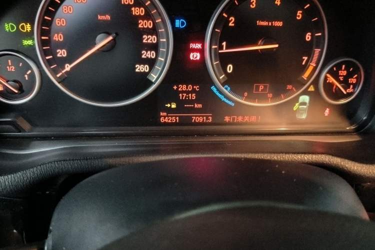 Used BMW X3 2014 xDrive28i X Design Package Odometer Close Up