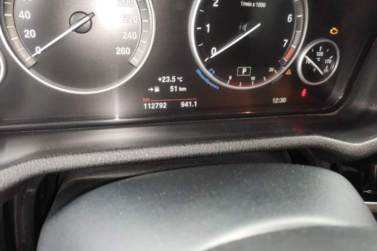 Used BMW X3 2014 xDrive20i X Design Package Odometer Close Up