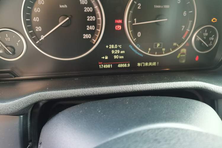 Used BMW X3 2014 xDrive20i X Design Package Odometer Close Up
