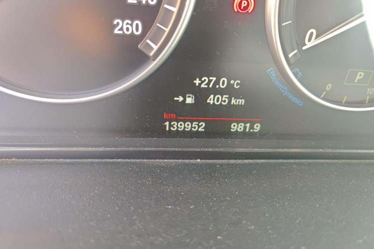 Used BMW X3 2014 xDrive20i Leading Model Odometer Close Up