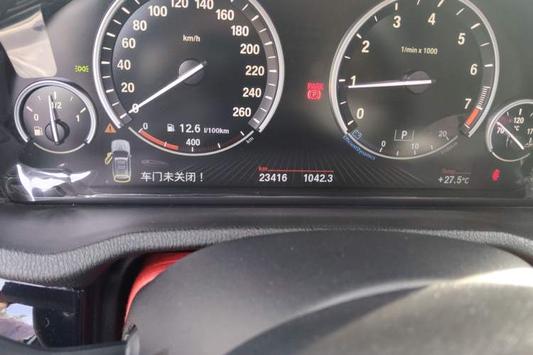 Used BMW X3 2014 xDrive20i X Design Package Odometer Close Up