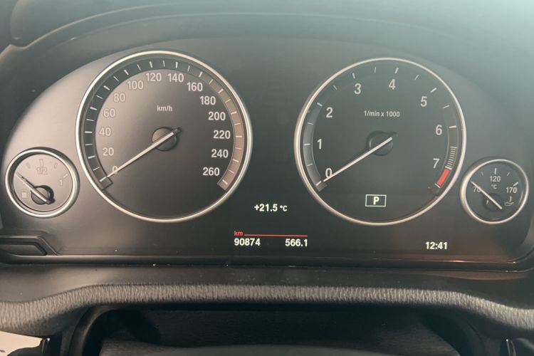 Used BMW X3 2014 xDrive20i X Design Package Odometer Close Up