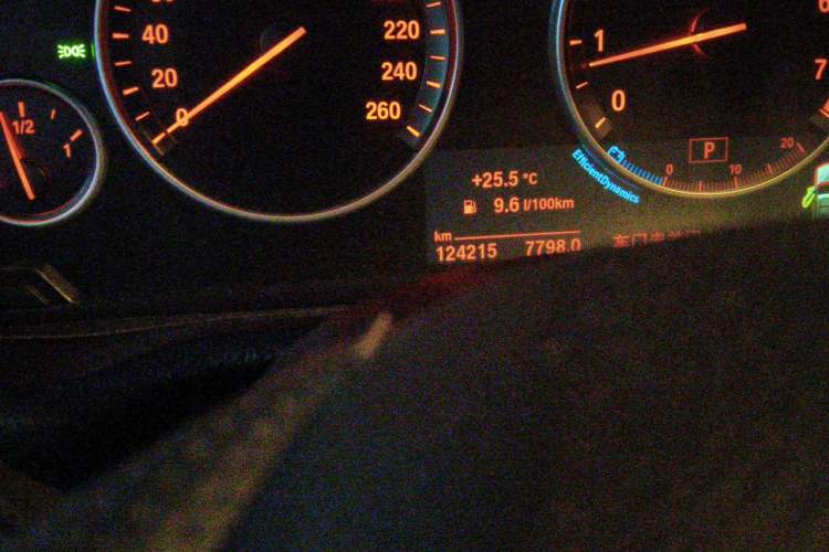 Used BMW X3 2014 xDrive20i X Design Package Odometer Close Up
