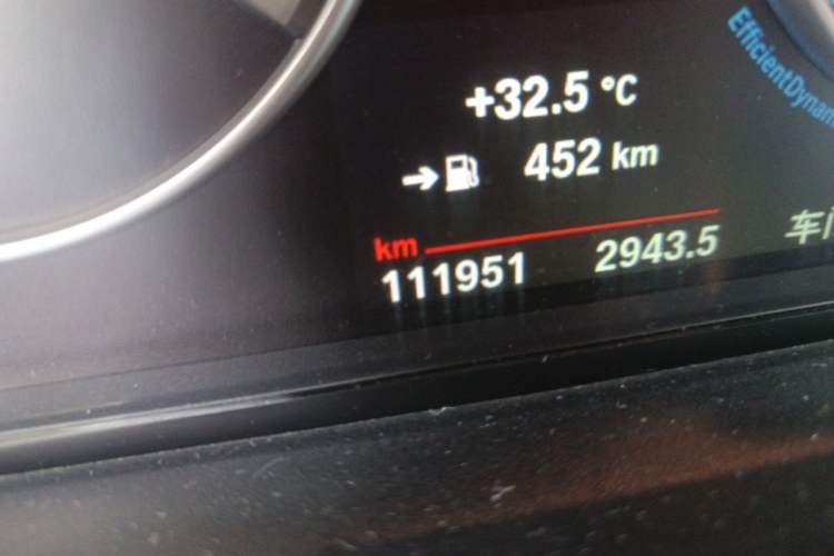 Used BMW X3 2014 xDrive20i X Design Package Odometer Close Up