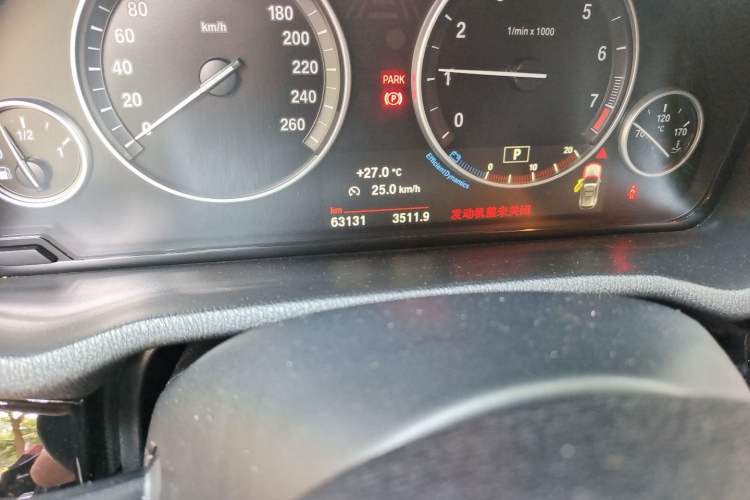 Used BMW X3  Odometer Close Up