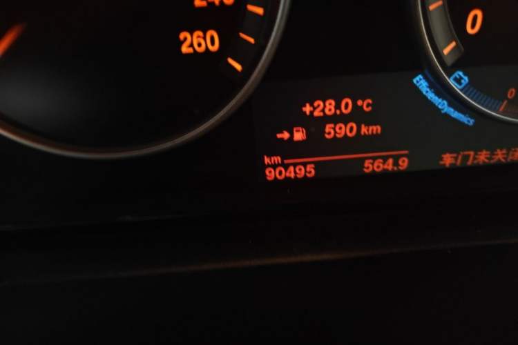 Used BMW X3 2016 xDrive28i M Sport Edition Odometer Close Up