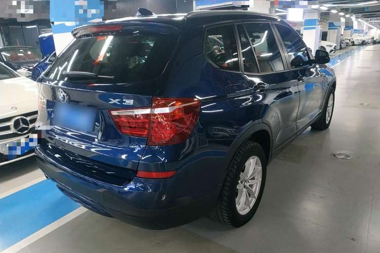 Used BMW X3 2016 sDrive20i Rear Right 45 Deg