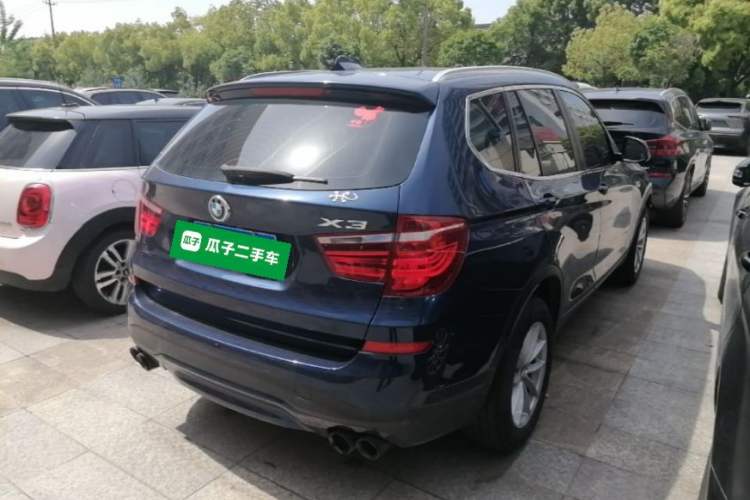 Used BMW X3 2016 sDrive20i Rear Right 45 Deg