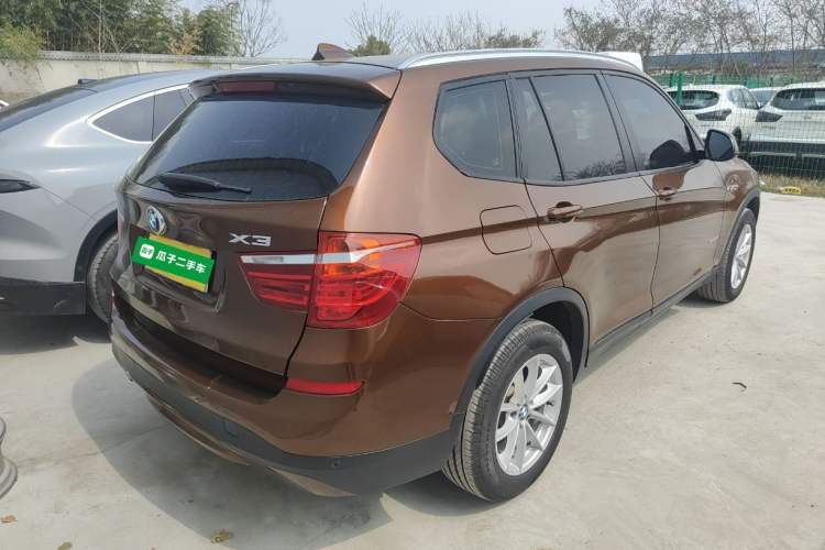 Used BMW X3 2016 sDrive20i Rear Right 45 Deg