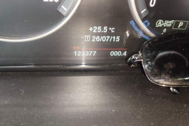 Used BMW X3 2016 sDrive20i Odometer Close Up