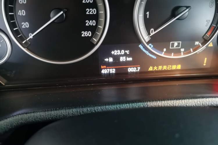 Used BMW X3 2016 sDrive20i Odometer Close Up