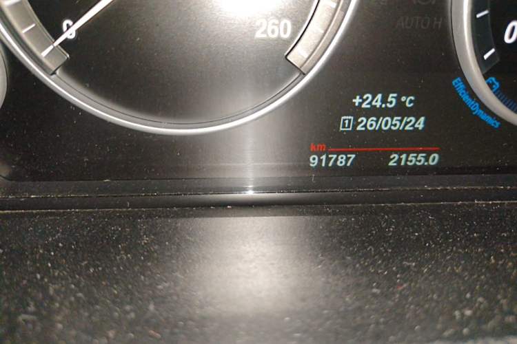 Used BMW X3 2016 sDrive20i Odometer Close Up