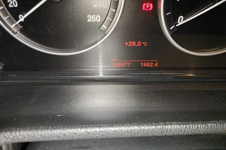 Used BMW X3  Odometer Close Up