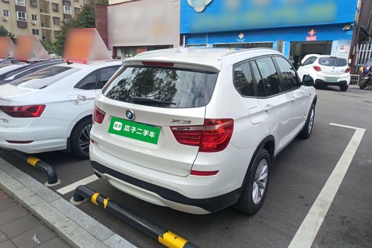 Used BMW X3 2016 sDrive20i Rear Right 45 Deg