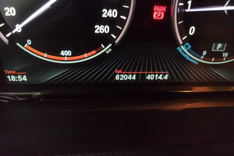 Used BMW X3  Odometer Close Up