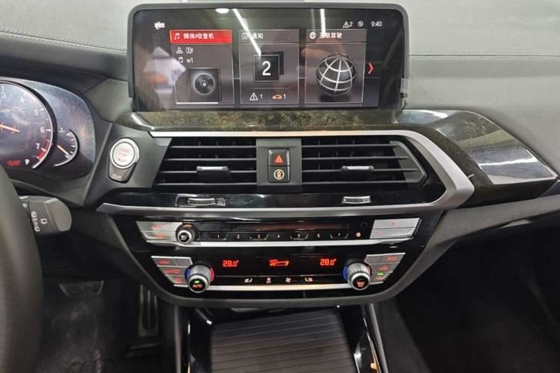 Used BMW X3 2018 xDrive30i Luxury Edition M Sport Package China VI Audio And AC Panel