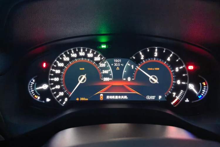 Used BMW X3 2018 xDrive25i Luxury Package China VI Emission Standard Instrument Cluster