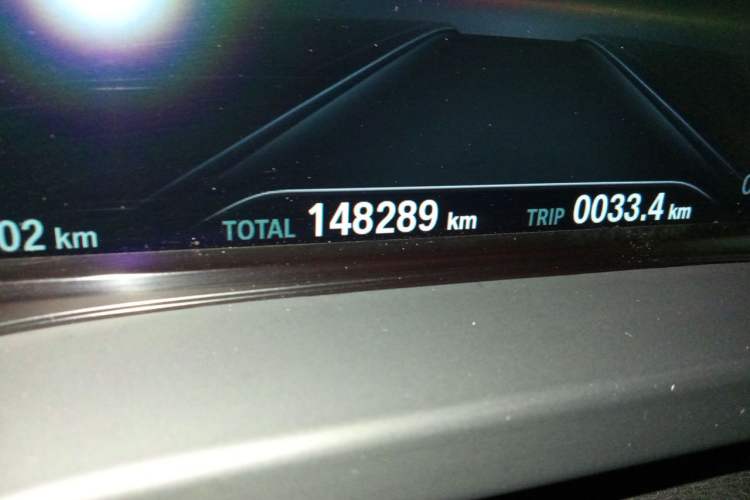 Used BMW X3 2018 xDrive25i M Sport Package China V Odometer Close Up