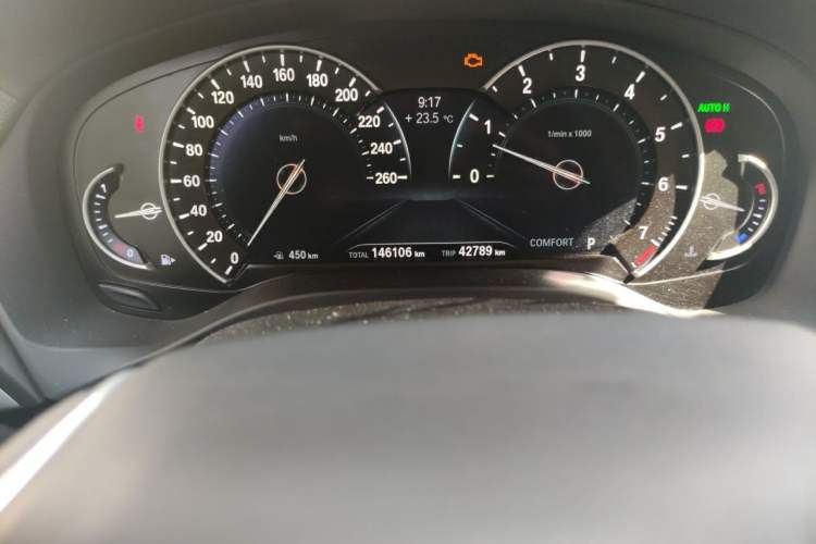 Used BMW X3 2018 xDrive25i Luxury Package China V Odometer Close Up