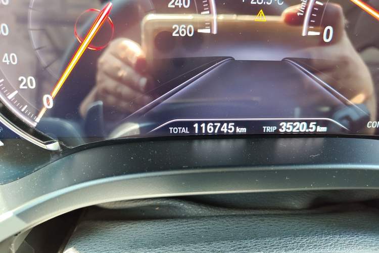 Used BMW X3 2018 xDrive30i Luxury Edition M Sport Package China VI Odometer Close Up