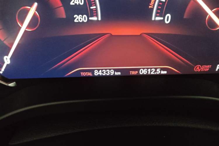 Used BMW X3 2018 xDrive30i Luxury Model M Sport Package China V Odometer Close Up