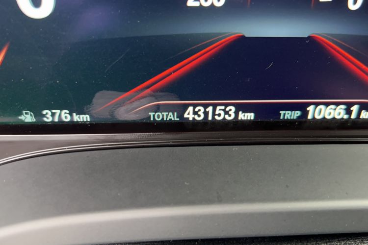 Used BMW X3 2018 xDrive25i M Sport Package China VI Odometer Close Up