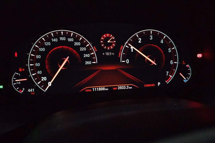 Used BMW X3 2018 xDrive28i M Sport Package China V Emission Standard Odometer Close Up