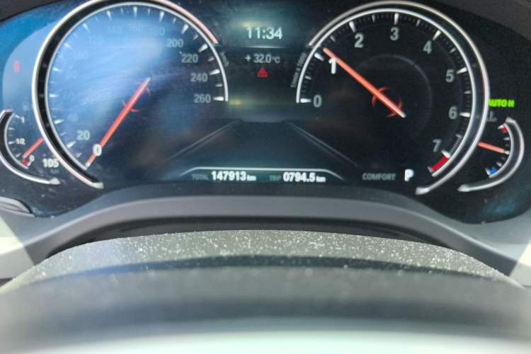 Used BMW X3 2018 xDrive28i M Sport Package China VI Odometer Close Up