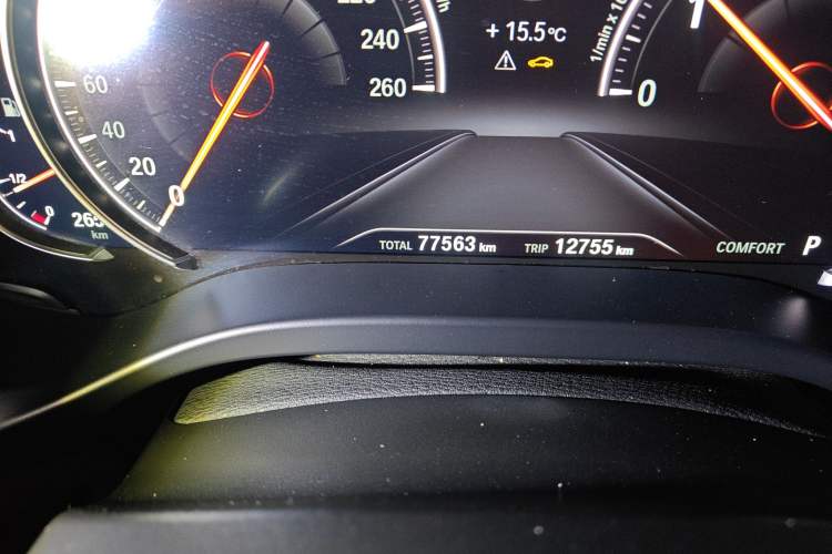 Used BMW X3 2018 xDrive25i Luxury Package China V Odometer Close Up