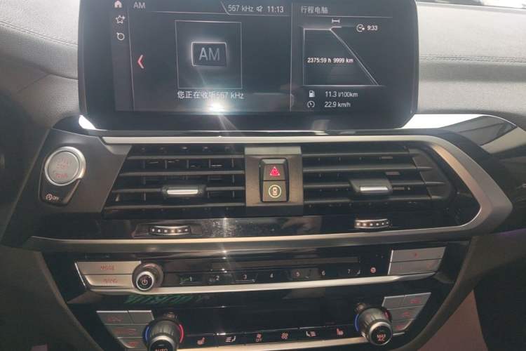 Used BMW X3 2018 xDrive28i M Sport Package China VI Audio And AC Panel