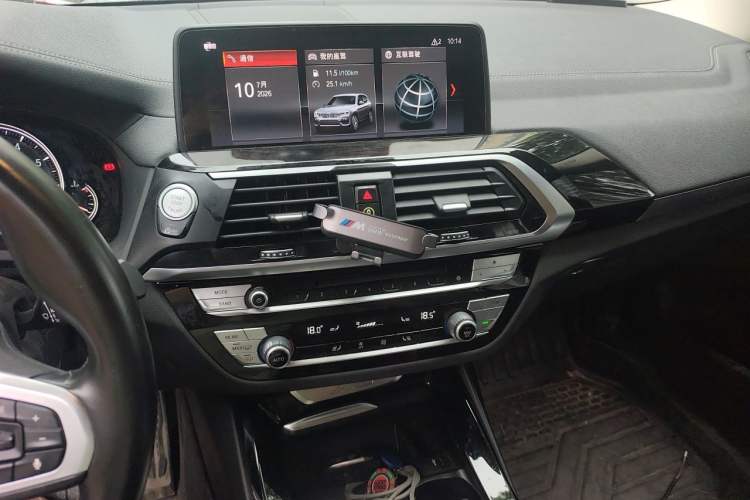 Used BMW X3 2018 xDrive25i M Sport Package China VI Audio And AC Panel