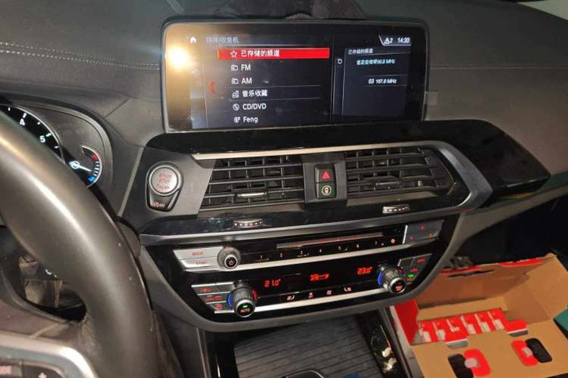 Used BMW X3 2018 xDrive25i M Sport Package China VI Audio And AC Panel