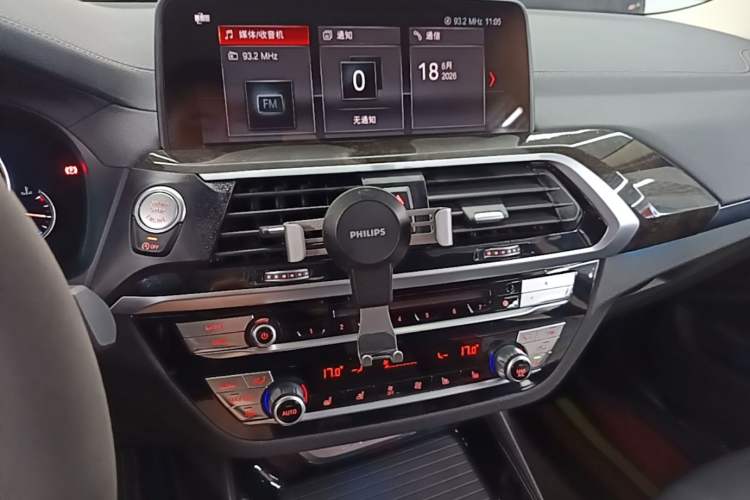 Used BMW X3 2018 xDrive30i Luxury Edition M Sport Package China VI Audio And AC Panel