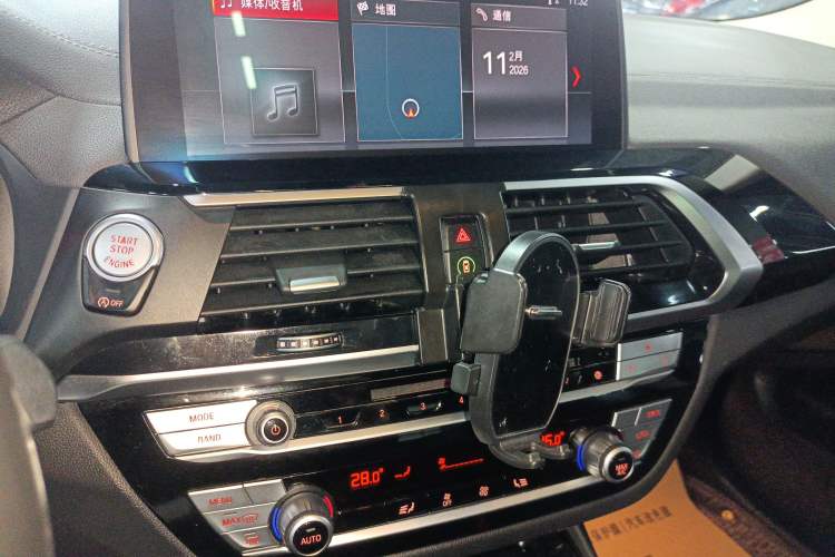 Used BMW X3 2018 xDrive25i M Sport Package China VI Audio And AC Panel