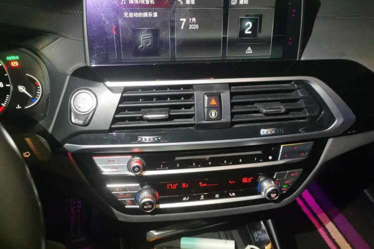 Used BMW X3 2018 xDrive25i M Sport Package China V Audio And AC Panel