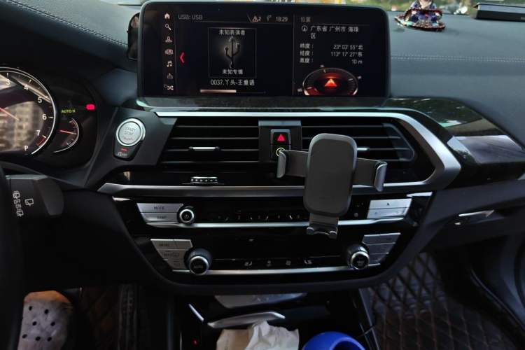 Used BMW X3 2018 xDrive30i Luxury Edition M Sport Package China VI Audio And AC Panel
