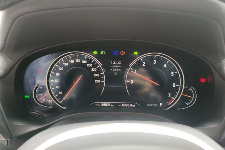 Used BMW X3 2018 xDrive30i Luxury Model with M Sport Package China V Emission Standard Instrument Cluster