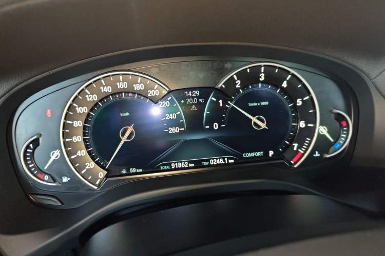 Used BMW X3 2018 xDrive25i Luxury Package China VI Emission Standard Instrument Cluster