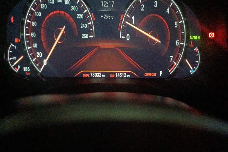 Used BMW X3 2018 xDrive30i Luxury Edition M Sport Package China VI Odometer Close Up