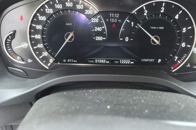 Used BMW X3 2018 xDrive25i M Sport Package China V Odometer Close Up
