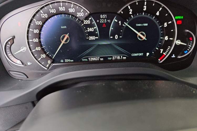 Used BMW X3 2018 xDrive25i M Sport Package China V Odometer Close Up