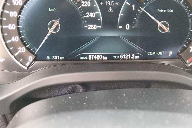 Used BMW X3 2018 xDrive25i M Sport Package China VI Odometer Close Up