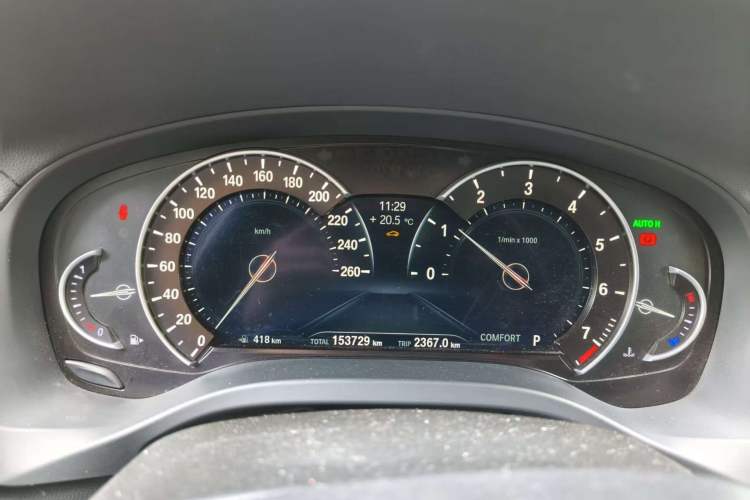 Used BMW X3 2018 xDrive25i M Sport Package China V Odometer Close Up