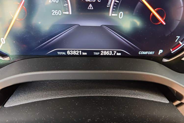 Used BMW X3 2018 xDrive28i M Sport Package China VI Odometer Close Up