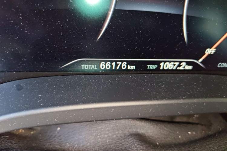 Used BMW X3 2018 xDrive25i M Sport Package China V Odometer Close Up