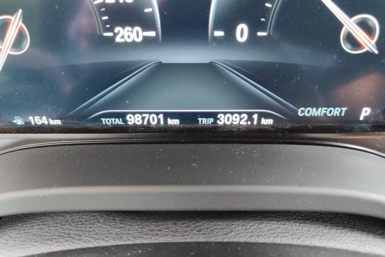 Used BMW X3 2018 xDrive25i M Sport Package China VI Odometer Close Up