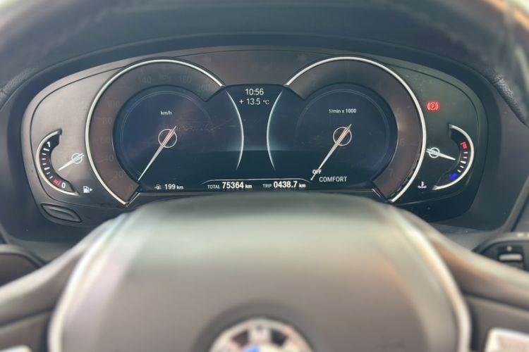 Used BMW X3 2018 xDrive25i Luxury Package China VI Emission Standard Odometer Close Up